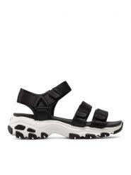 Skechers Sandały Fresh Catch 31514 /BLK Czarny. Czarne sandały damskie Skechers, bez wzorów, z materiału, bez obcasa, na płaskiej podeszwie, bez zapięcia. Za 273.99 zł.