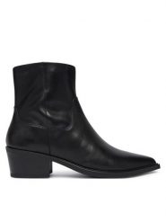 Vagabond Shoemakers Botki Kelsey 5810-101-20 Czarny. Czarne botki damskie Vagabond Shoemakers, ze skóry, bez obcasa, na płaskiej podeszwie, bez zapięcia. Za 759.99 zł.