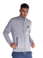 Męskie bluzy z zamkiem błyskawicznym i wysokim kołnierzem z linii Heavy Basic. Czarne bluzy męskie LEONE 1947 APPAREL, m, bez wzorów, bez kaptura. Za 189.41 zł.