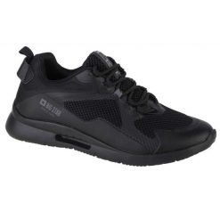 Buty Big Star Shoes W LL274372 czarne. Czarne obuwie sportowe damskie bez wzorów, z gumy. Za 309.65 zł.