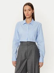 Gap Koszula 841125-11 Niebieski Loose Fit. Niebieskie bluzki damskie GAP, xxs, bez wzorów, z bawełny, bez kołnierzyka, bez ramiączek. Za 119.99 zł.
