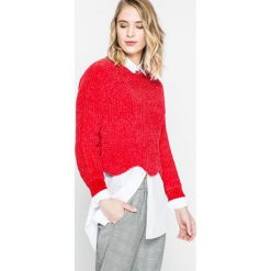 Tally Weijl - Sweter SPUPESCALLY. Szare swetry damskie marki TALLY WEIJL, z dzianiny, z okrągłym kołnierzem. W wyprzedaży za 49.90 zł.