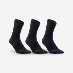 Second Life - Skarpety sportowe tenis Artengo RS160 High 3 pary - Stan Doskonały. Czarne skarpety męskie ARTENGO, bez wzorów, z bawełny. Za 24.99 zł.