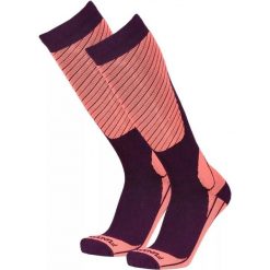 Skarpety narciarskie damskie Fundango Ski Socks. Czerwone skarpety damskie Fundango, bez wzorów, ze skóry. Za 79.90 zł.