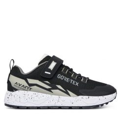 Sneakersy Primigi. Czarne trampki i tenisówki chłopięce Primigi, bez wzorów, z gore-texu, bez zapięcia. Za 354.99 zł.