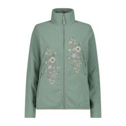 Bluza damska turystyczna CMP 34H0446. Zielone bluzy damskie CMP, xs, bez wzorów, bez kaptura. Za 382.50 zł.