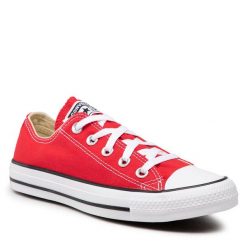 Trampki Converse. Czerwone półbuty damskie Converse, bez wzorów, retro, bez zapięcia. Za 329.99 zł.
