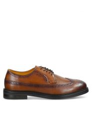 Gant Półbuty 32631190 Brązowy. Brązowe eleganckie półbuty GANT, ze skóry, wizytowe, bez zapięcia. Za 719.99 zł.