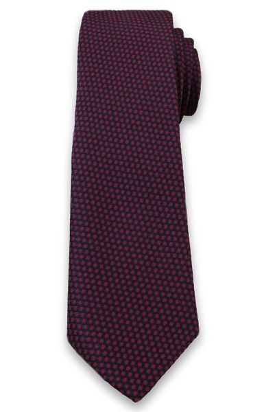 Stonowany Krawat Męski w Delikatne Grochy - Chattier- 6,7 cm - Kolorowy. Krawaty i muchy Chattier, bez wzorów, z tkaniny, eleganckie. Za 55.00 zł.