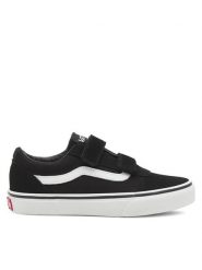 Vans Trampki WARD V VN0A4BUDIJU1 Czarny. Czarne trampki i tenisówki chłopięce Vans, bez wzorów, ze skóry, bez zapięcia. Za 169.99 zł.