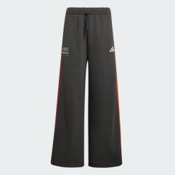Spodnie Z Szerokimi Nogawkami Audi Revolut F1 Team Dna. Czarne spodnie materiałowe damskie Adidas, l, bez wzorów, z polaru. Za 259.00 zł.