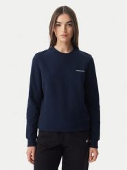 Tommy Jeans Bluza Ess Logo DW0DW22829 Granatowy Regular Fit. Niebieskie bluzy damskie Tommy Jeans, l, bez wzorów, z bawełny, bez kaptura. Za 329.99 zł.