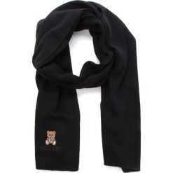 Szal MOSCHINO - 30319 M1866 016. Czarne szaliki i chusty damskie MOSCHINO, z materiału. Za 629.00 zł.
