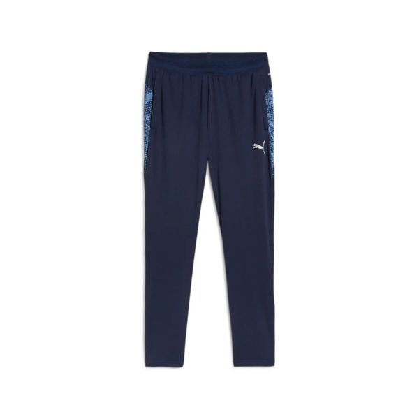 Spodnie dresowe Puma Team Cup. Niebieskie spodnie sportowe męskie Puma, xl, bez wzorów, z dresówki, do piłki nożnej. Za 237.00 zł.