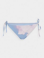 4F Dół od bikini z materiałów z recyklingu damski XL. Niebieskie bikini damskie 4f, xl, bez wzorów. W wyprzedaży za 9.99 zł.
