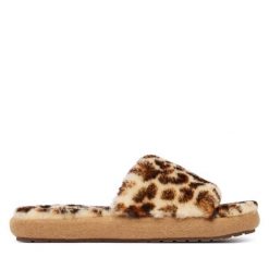 Kapcie EMU Australia. Brązowe kapcie damskie Emu Australia, bez wzorów. Za 299.99 zł.