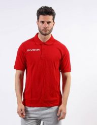 Givova Polo Cotone Piquet - koszulka polo z bawełny, krótki rękaw. Czerwone koszulki polo męskie Givova, na lato, l, bez wzorów, z bawełny, bez kołnierzyka, bez ramiączek, do jazdy konnej. Za 59.82 zł.