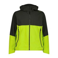 Kurtka wodoodporna z kapturem CMP Unlimitech2-Layer. Zielone kurtki męskie CMP, xl, bez wzorów, z kapturem. Za 373.10 zł.