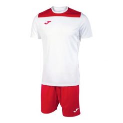 Zestaw koszulka i spodenki Joma Phoenix II. Białe szorty dla chłopców Joma, bez wzorów, z materiału, sportowe. Za 182.50 zł.