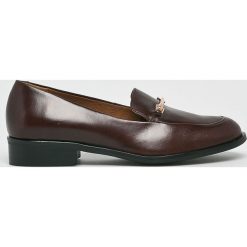 Solo Femme - Mokasyny. Szare mokasyny damskie Solo Femme, z materiału. W wyprzedaży za 299.90 zł.