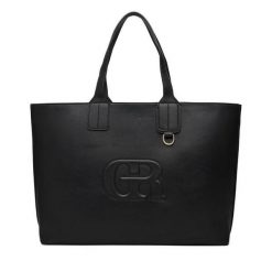 Torebka GINO ROSSI. Czarne torebki do ręki damskie Gino Rossi, bez wzorów, bez dodatków. Za 219.99 zł.