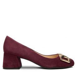 Półbuty HÖGL. Czarne półbuty damskie HÖGL, bez wzorów, bez obcasa, na obcasie, bez zapięcia. Za 849.99 zł.