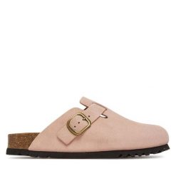 Klapki Scholl. Czerwone klapki damskie Scholl, bez wzorów, bez obcasa. Za 249.99 zł.