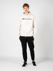 Bluza trekking męska Hoodie. Szare bluzy męskie Champion, m, z aplikacjami, z bawełny, z kapturem. Za 208.00 zł.