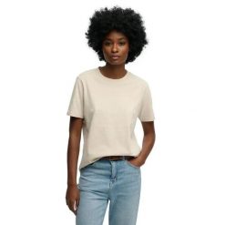 T-shirt damski Superdry Luxe Casual. Czerwone t-shirty damskie Superdry., l, bez wzorów, prążkowane, casualowe, bez kołnierzyka. Za 197.65 zł.