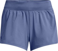 Under Armour Spodenki Launch SW 3 Short 1342837-470 niebieskie XS. Niebieskie szorty sportowe damskie Under Armour, xs, bez wzorów, sportowe. Za 119.99 zł.