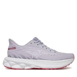 Buty do biegania Mizuno. Czerwone obuwie sportowe damskie Mizuno, bez wzorów, do biegania, mizuno wave. Za 499.99 zł.