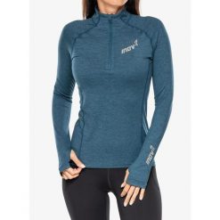 Bluza biegowa damska Inov-8 Train Elite Mid LSZ. Niebieskie bluzy damskie Inov-8, xs, bez wzorów, bez kaptura. Za 134.99 zł.