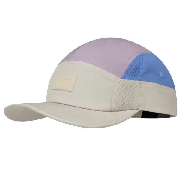 Czapka z daszkiem Damska Buff 5 Panel Go Cap. Czerwone czapki i kapelusze damskie Buff, bez wzorów, z elastanu, sportowe. Za 134.90 zł.