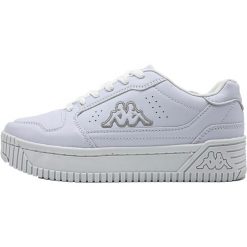 Buty sportowe Sneakersy damskie, Emela. Białe obuwie sportowe damskie Kappa, bez wzorów, z gumy, trekkingowe. Za 149.99 zł.