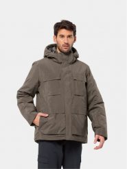Jack Wolfskin Kurtka zimowa Textor Utility Jkt 1116101 Brązowy Regular Fit. Brązowe kurtki męskie Jack Wolfskin, na zimę, m, bez wzorów, z syntetyku, outdoorowe. Za 999.99 zł.