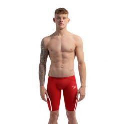 Strój pływacki startowy Męski Speedo LZR Intent. Czerwone kąpielówki męskie Speedo, m, bez wzorów, do pływania. Za 1,659.27 zł.