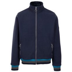 Męska Bluza Polarowa Elford AT300. Niebieskie bluzy męskie Trespass, m, bez wzorów, z polaru, bez kaptura, trekkingowe. Za 141.99 zł.