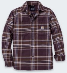 Koszula Flanelowa Carhartt Midweight Pleid DARK SE. Koszule męskie Carhartt, m, bez wzorów, bez kołnierzyka, bez ramiączek. Za 265.11 zł.