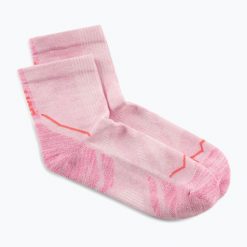 Skarpety BUFF Dryflx Quarter. Czerwone skarpety damskie Buff, bez wzorów. Za 94.99 zł.