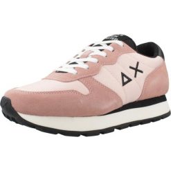 Buty SUN68 ALLY SOLID Rose. Czerwone obuwie sportowe damskie SUN68, bez wzorów, ze skóry, na fitness i siłownię. Za 289.99 zł.