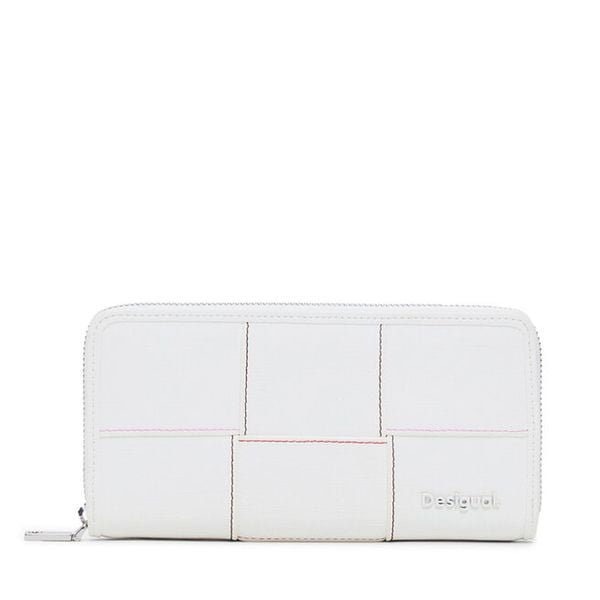 Portfel Desigual. Białe portfele damskie Desigual, bez wzorów. Za 149.99 zł.
