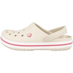 Buty do chodzenia unisex Crocs Crocband Stuccomelon. Białe skarpety damskie Crocs, bez wzorów, z materiału. Za 319.00 zł.