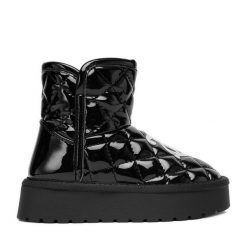 Śniegowce Juicy Couture. Czarne śniegowce dziewczęce Juicy Couture, bez zapięcia. Za 199.99 zł.