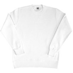 Damska Bluza Z Długim Rękawem I Okrągłym Dekoltem. Białe bluzy damskie SG, xl, bez wzorów, bez kaptura. Za 76.99 zł.