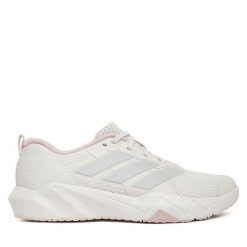 Buty na siłownię adidas. Szare obuwie sportowe damskie Adidas, bez wzorów, na fitness i siłownię. Za 299.99 zł.