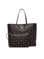 Guess Torebka Emelie Logo HWGP99 28240 Brązowy. Brązowe torebki do ręki damskie Guess, z aplikacjami, ze skóry, bez dodatków. Za 674.99 zł.