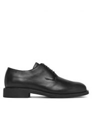 Calvin Klein Półbuty HM0HM01853 Czarny. Czarne eleganckie półbuty Calvin Klein, ze skóry, wizytowe, bez zapięcia. Za 669.99 zł.