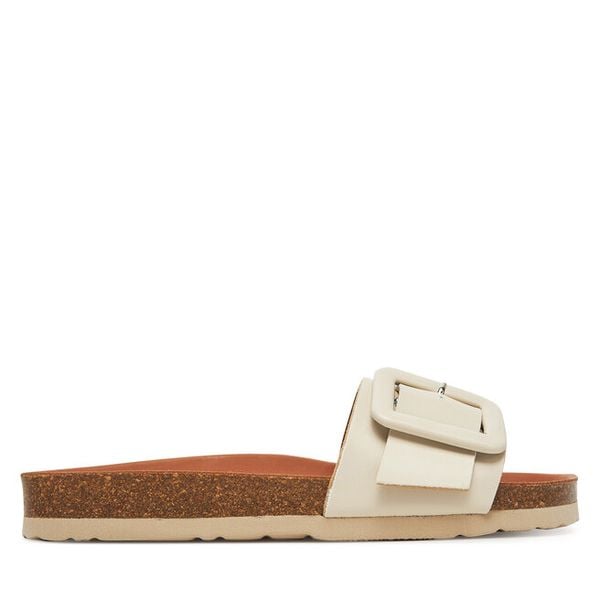 Klapki Dr. Brinkmann. Brązowe klapki damskie Dr. Brinkmann, bez wzorów, bez obcasa. Za 249.99 zł.