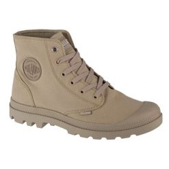 Buty Palladium Mono Chrome 73089-379-M zielone. Zielone trampki męskie bez wzorów, z gumy, za kostkę, bez zapięcia. Za 493.50 zł.