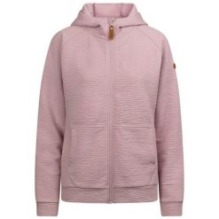 Damska Bluza Z Kapturem Lillie Full Zip. Czerwone bluzy sportowe damskie Trespass, bez wzorów, z kapturem, trekkingowe. Za 203.99 zł.